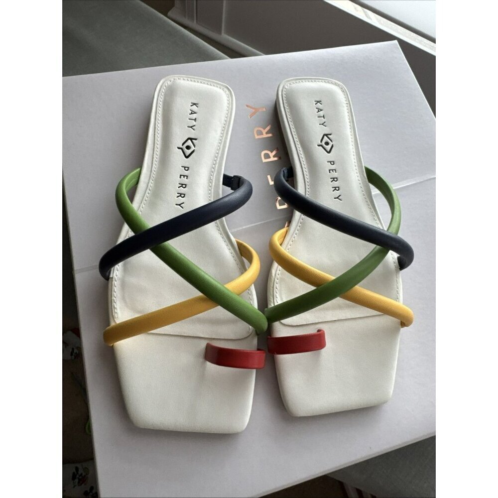 Katy Perry The Camie Toe Thong Sandal Rainbow 7.5 NIB - Picture 5 of 7